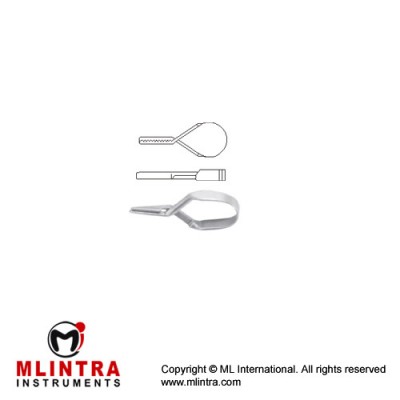 Mini Vessel Clip Stainless Steel, 17 mm Jaw Size 8.0 x 2.0 mm